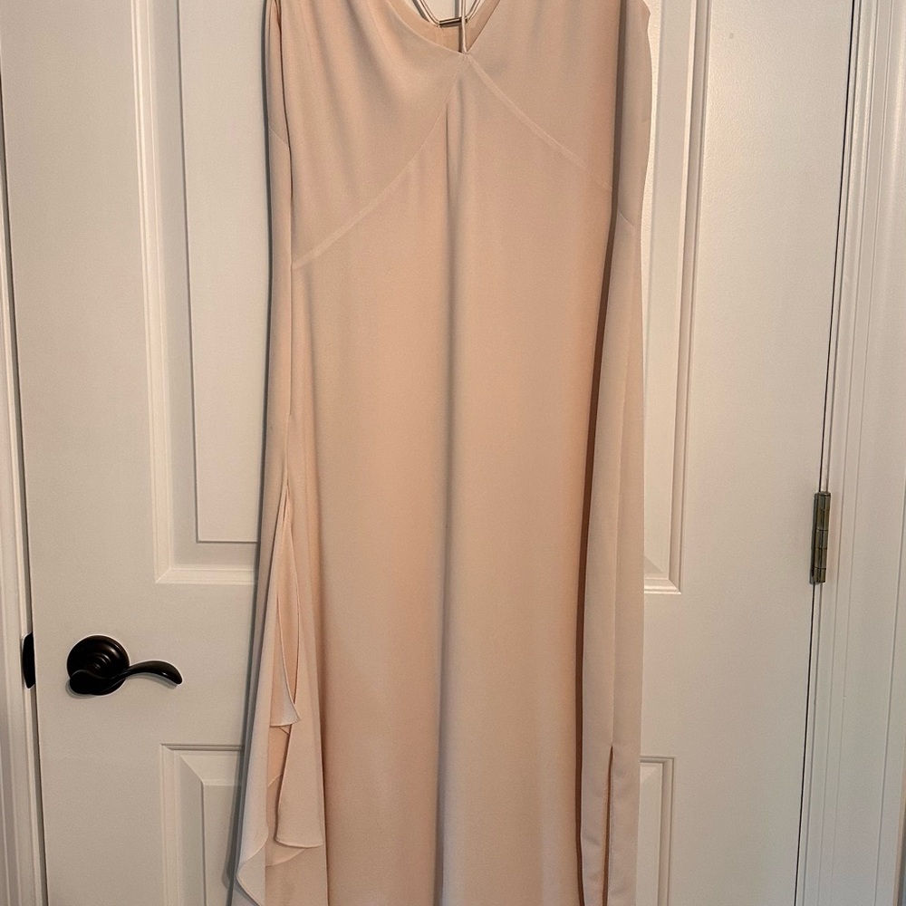 Halsten Heritage Beige Dress Size 8 - Picture 4 of 4